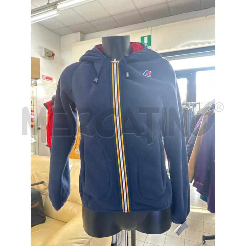 PILE UOMO KWAY BLU INT ROSSO | Mercatino dell'Usato Roma tor tre teste 1