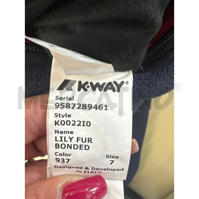 PILE UOMO KWAY BLU INT ROSSO | Mercatino dell'Usato Roma tor tre teste 5
