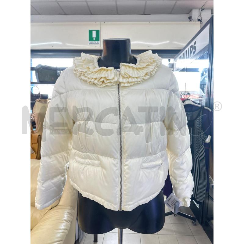 PIUMINO DONNA SCERVINO BIANCO COLLO PLISS | Mercatino dell'Usato Roma tor tre teste 1