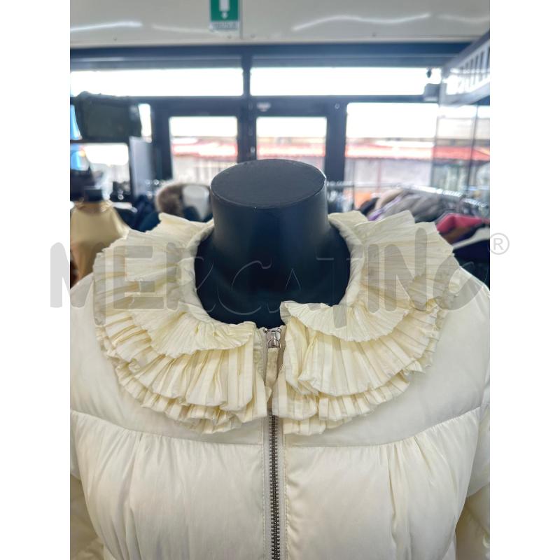 PIUMINO DONNA SCERVINO BIANCO COLLO PLISS | Mercatino dell'Usato Roma tor tre teste 2