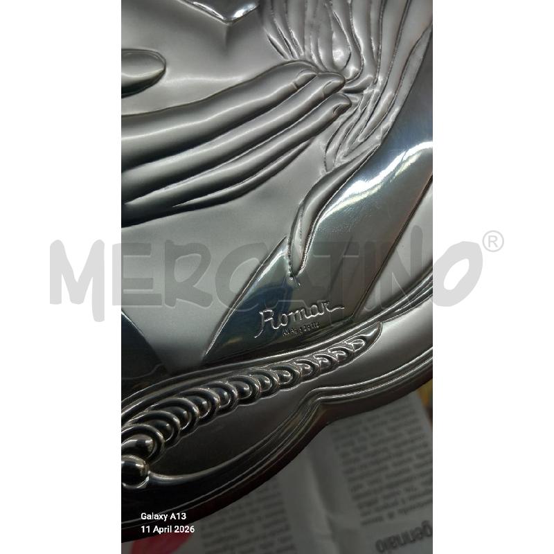 PLACCA MADONNA ARGENTO | Mercatino dell'Usato Roma tor tre teste 2