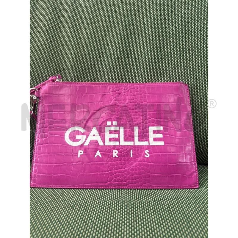 POCHETTE GAELLE STAMPA RETTILE ROSA | Mercatino dell'Usato Roma tor tre teste 1