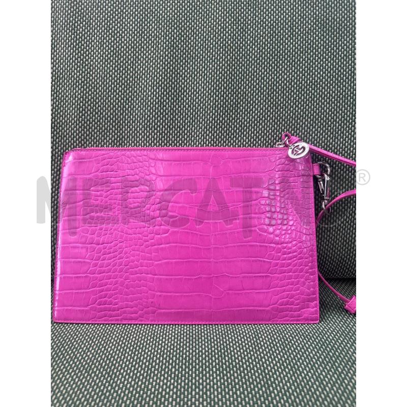 POCHETTE GAELLE STAMPA RETTILE ROSA | Mercatino dell'Usato Roma tor tre teste 3