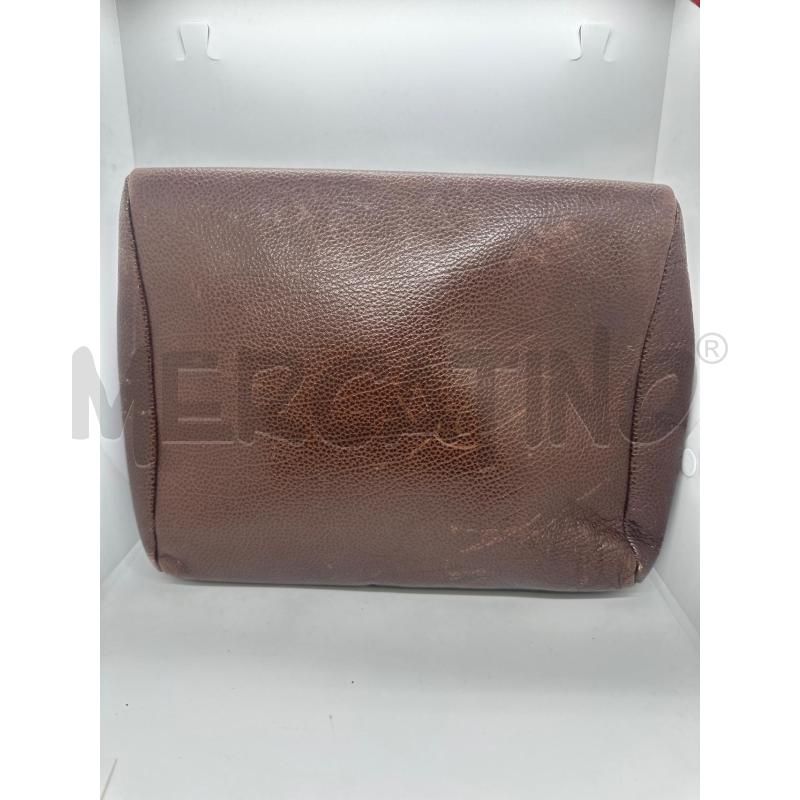 POCHETTE GIANNI VERSACE VINTAGE PELLE MARRONE | Mercatino dell'Usato Roma tor tre teste 3