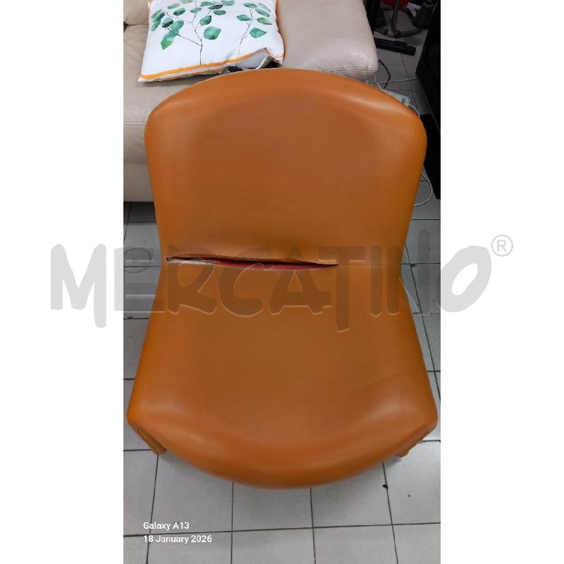 POLTRONA PELLE DA RIVEDERE ANONIMA CASTELLI BOLOGNA | Mercatino dell'Usato Roma tor tre teste 4