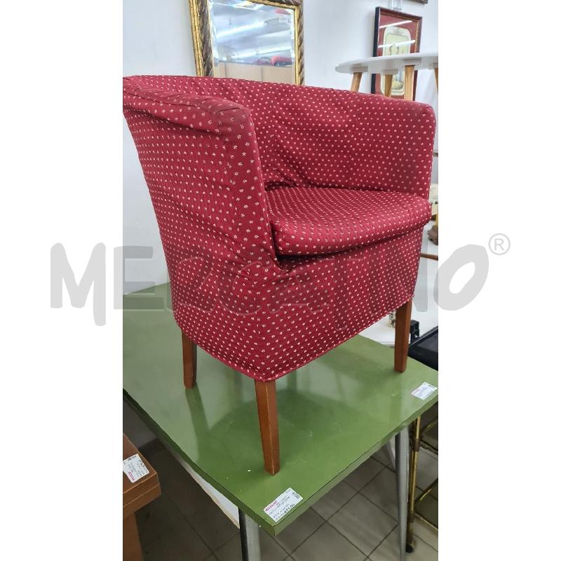 POLTRONCINA POZZETTO ROSSA | Mercatino dell'Usato Roma tor tre teste 2