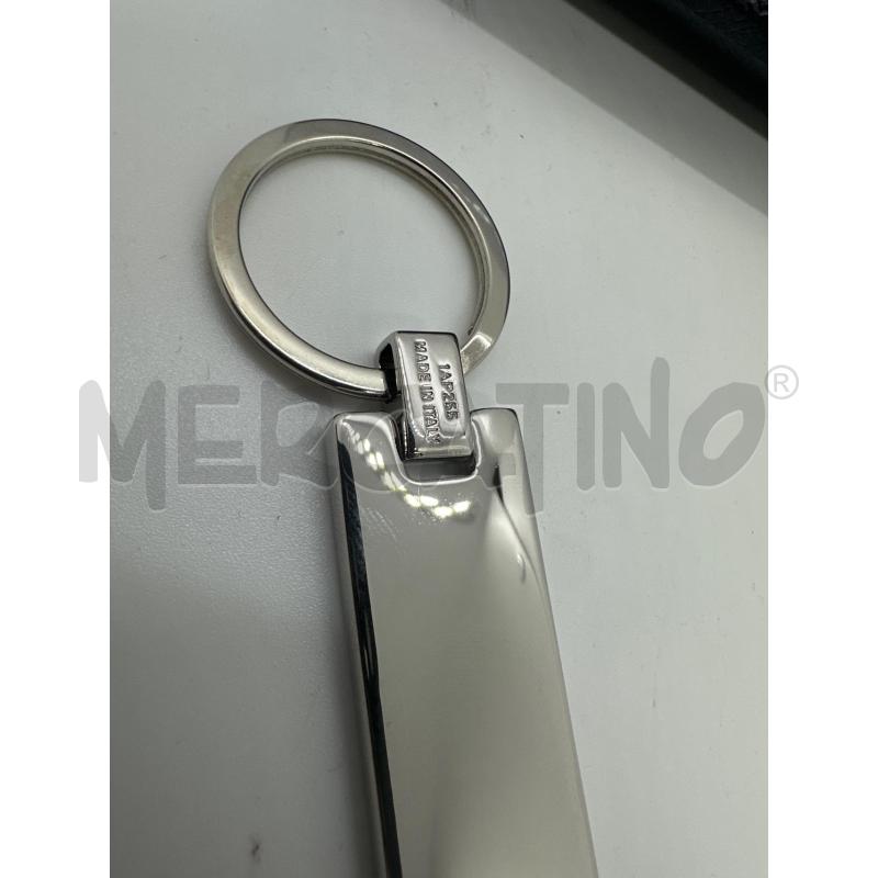 PORTA CHIAVI PRADA PLACCHETTA CROMO | Mercatino dell'Usato Roma tor tre teste 2