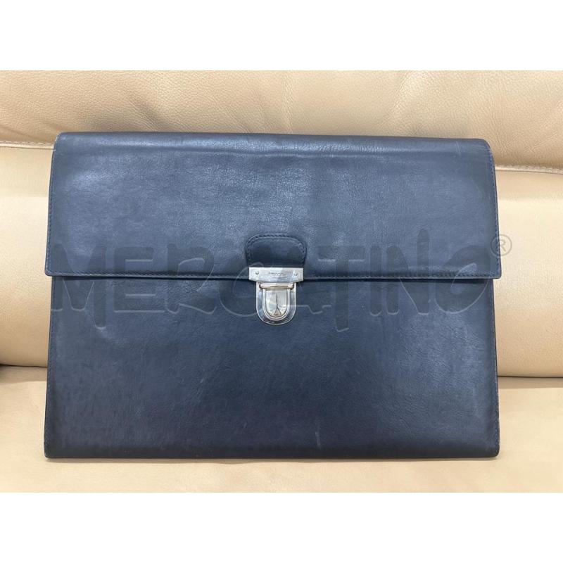 PORTA DOCUMENTI PRADA VINTAGE NERO PELLE | Mercatino dell'Usato Roma tor tre teste 1