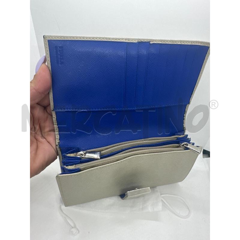 PORTA FOGLIO FURLA BEIGE INT BLU | Mercatino dell'Usato Roma tor tre teste 3