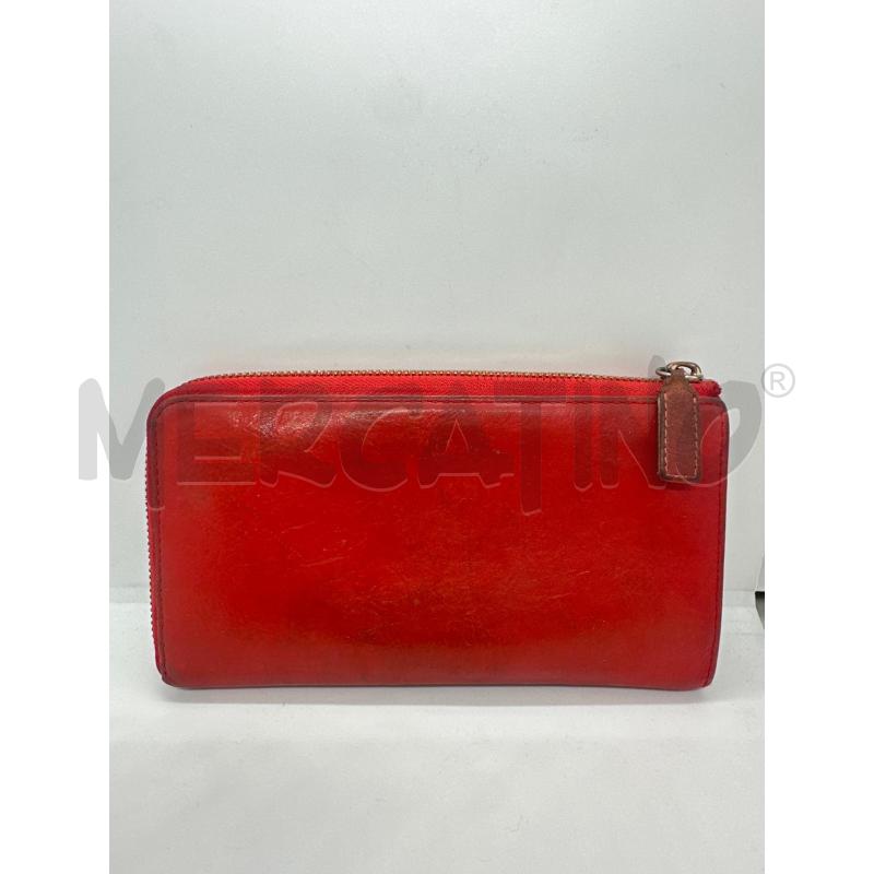 PORTA FOGLIO GIVENCHY ROSSO PELLE DA RIV | Mercatino dell'Usato Roma tor tre teste 2