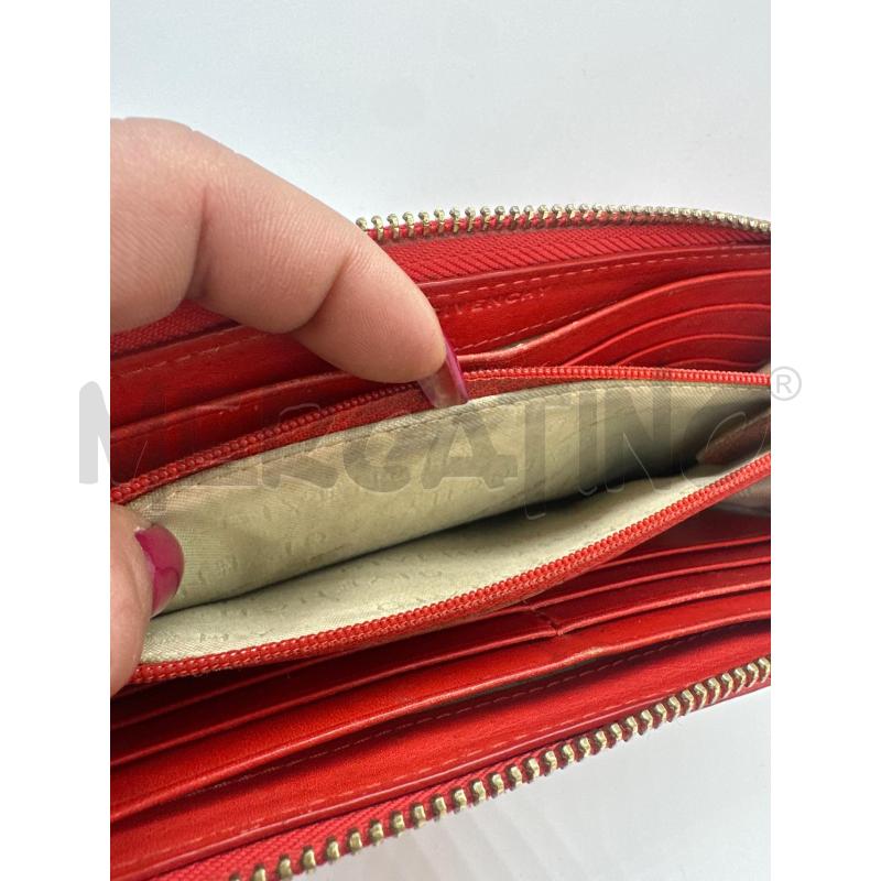 PORTA FOGLIO GIVENCHY ROSSO PELLE DA RIV | Mercatino dell'Usato Roma tor tre teste 4