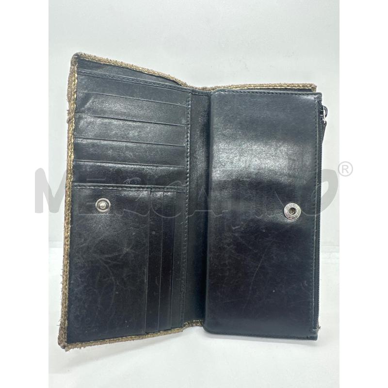 PORTA FOGLIO GUCCI PELLE NERO RETTILE DA RIV | Mercatino dell'Usato Roma tor tre teste 3