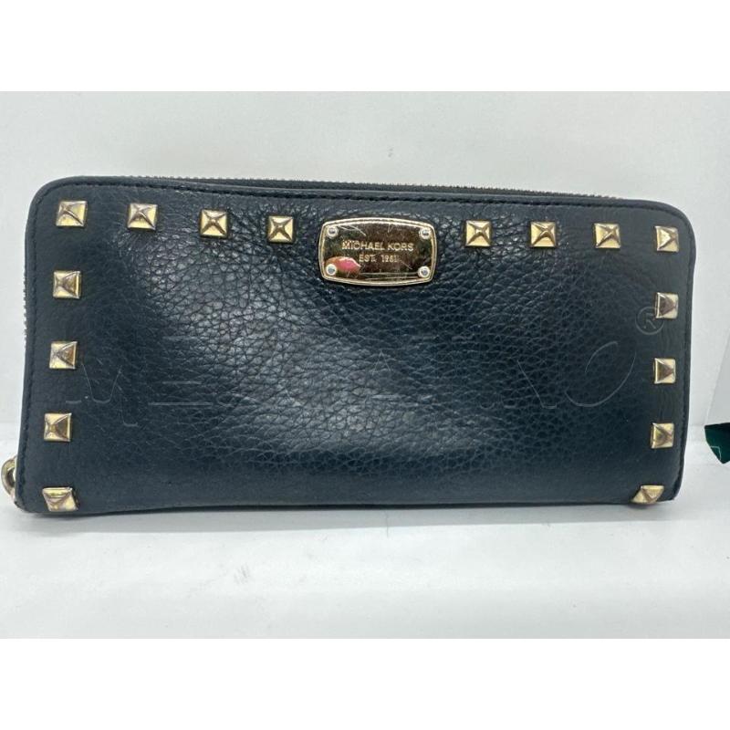 PORTA FOGLIO MICHAEL KORS NERO BORCHIETTE DA RIV | Mercatino dell'Usato Roma tor tre teste 1