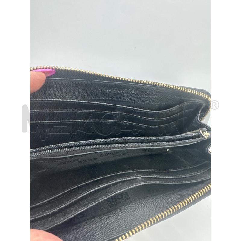 PORTA FOGLIO MICHAEL KORS NERO BORCHIETTE DA RIV | Mercatino dell'Usato Roma tor tre teste 3