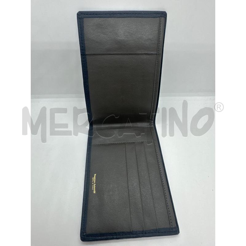 PORTA FOGLIO NAZARENO GABRIELLI BLU | Mercatino dell'Usato Roma tor tre teste 3