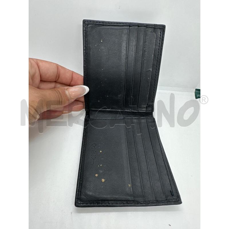 PORTA FOGLIO UOMO CALVIN KLEIN NERO | Mercatino dell'Usato Roma tor tre teste 4