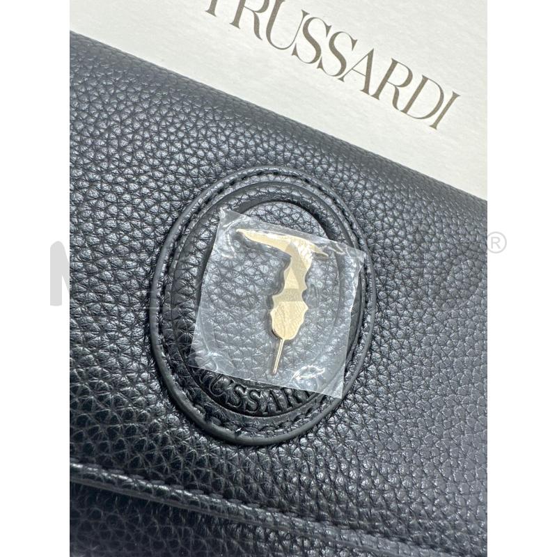 PORTA FOGLIO  DONNA TRUSSARDI NERO | Mercatino dell'Usato Roma tor tre teste 2