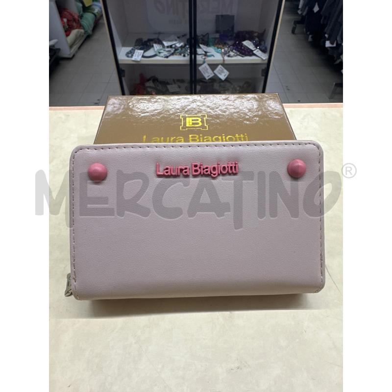 PORTA FOGLIO  LAURA BIAGIOTTI ROSA  | Mercatino dell'Usato Roma tor tre teste 1