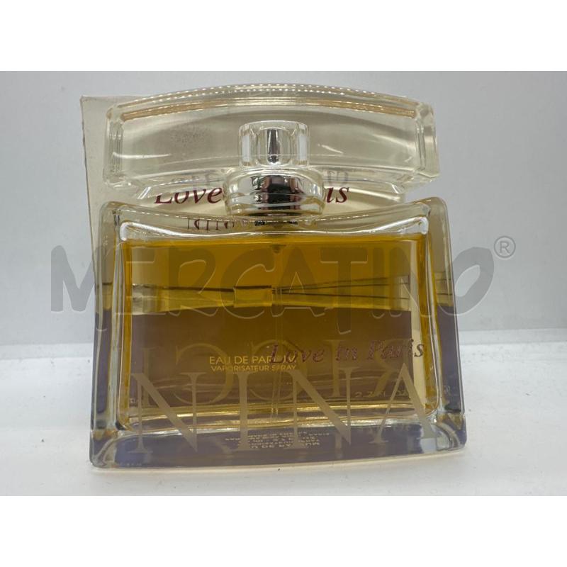 PROFUMO LOVE IN PARIS NINA RICCI 80ML | Mercatino dell'Usato Roma tor tre teste 1