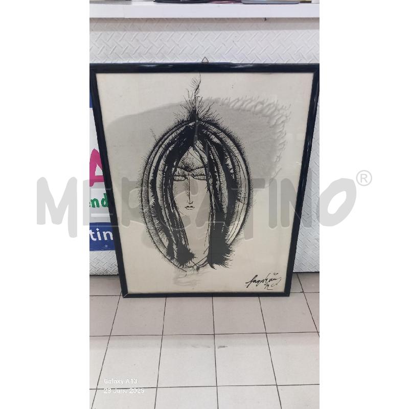 QUADRO CORNICE NERO | Mercatino dell'Usato Roma tor tre teste 1