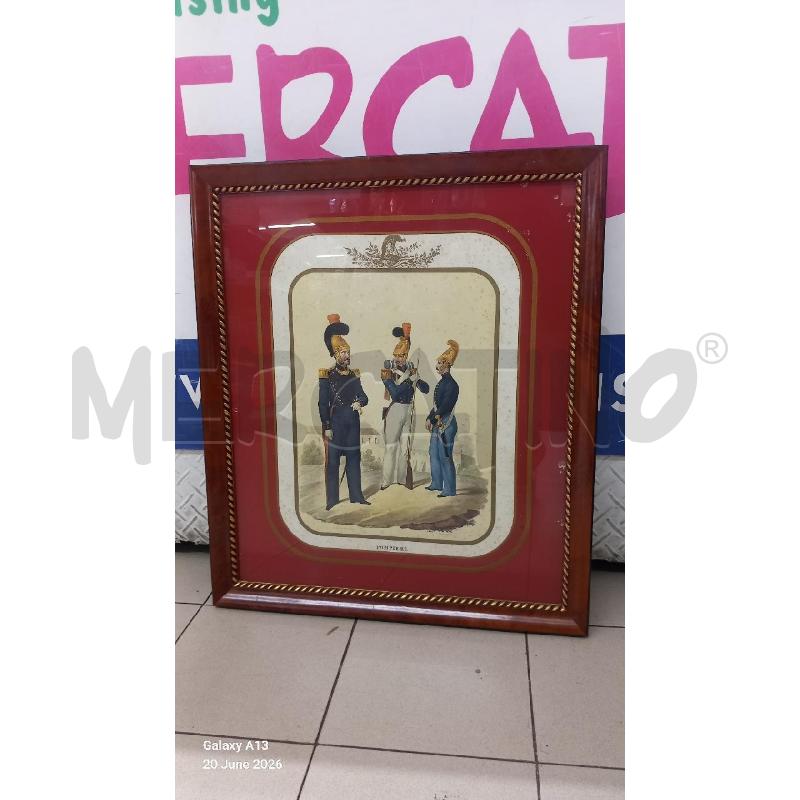 QUADRO VECCHIO FORZE ARMATE | Mercatino dell'Usato Roma tor tre teste 2