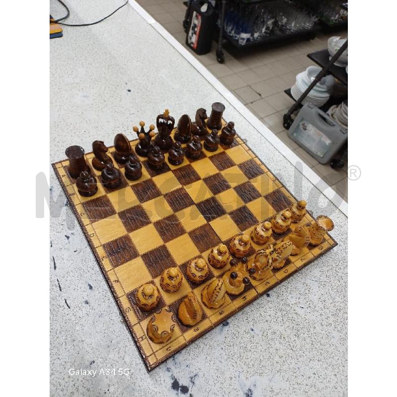 SCACCHIERA LEGNO | Mercatino dell'Usato Roma tor tre teste 1