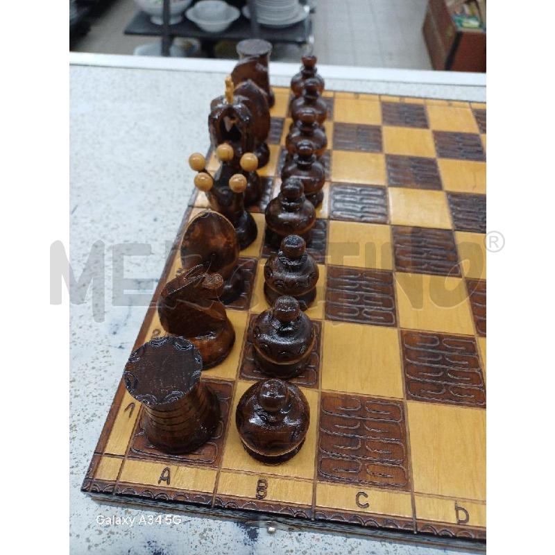 SCACCHIERA LEGNO | Mercatino dell'Usato Roma tor tre teste 3