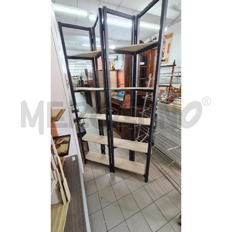 SCAFFALATURA LEGNO NERO | Mercatino dell'Usato Roma tor tre teste 1