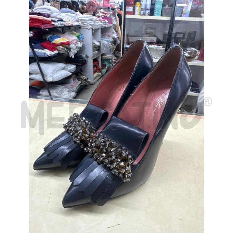 SCARPE DONNA BLUMARINE BLU PATTINA PERLINE DA RIV | Mercatino dell'Usato Roma tor tre teste 1