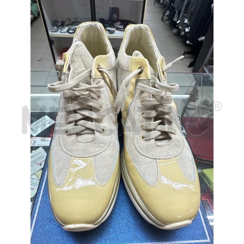 SCARPE DONNA CESARE P. BEIGE SCAMOSC GIALLINO | Mercatino dell'Usato Roma tor tre teste 2