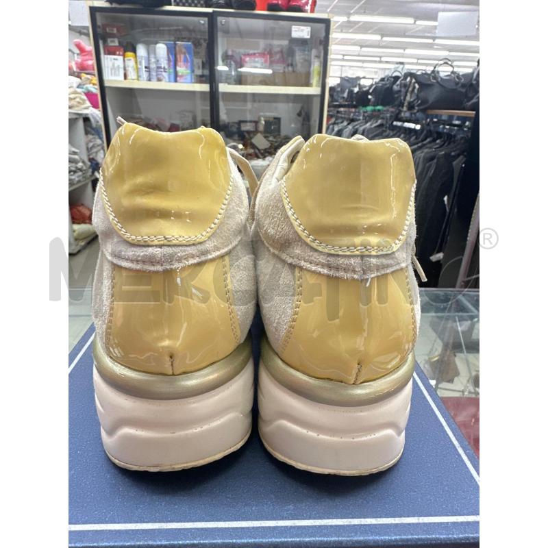SCARPE DONNA CESARE P. BEIGE SCAMOSC GIALLINO | Mercatino dell'Usato Roma tor tre teste 4