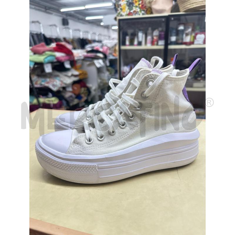 SCARPE DONNA CONVERSE BIANCO PARA ALTA RETRO VIOLA | Mercatino dell'Usato Roma tor tre teste 1