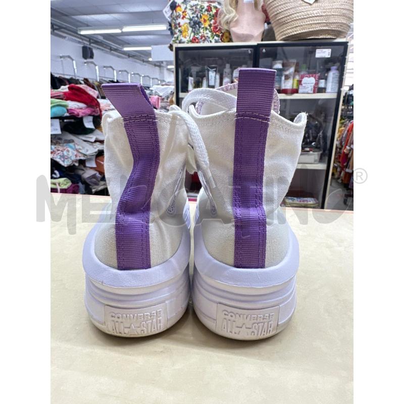 SCARPE DONNA CONVERSE BIANCO PARA ALTA RETRO VIOLA | Mercatino dell'Usato Roma tor tre teste 2