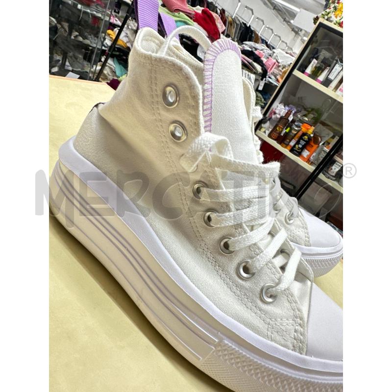 SCARPE DONNA CONVERSE BIANCO PARA ALTA RETRO VIOLA | Mercatino dell'Usato Roma tor tre teste 3