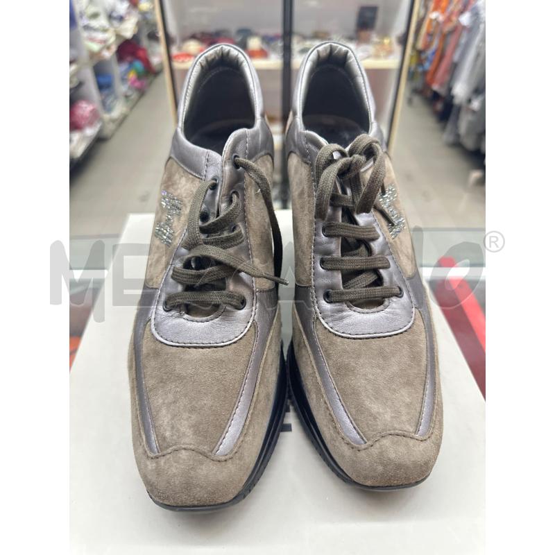 SCARPE DONNA HOGAN MARRONE SCAMOSC H STRASS TACCO | Mercatino dell'Usato Roma tor tre teste 2