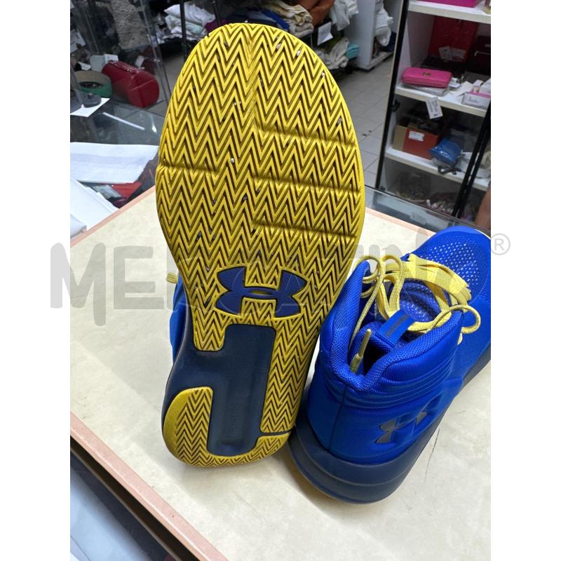 SCARPE UNISEX UNDER ARMOUR BLU ELECTRIC GIALLO | Mercatino dell'Usato Roma tor tre teste 4