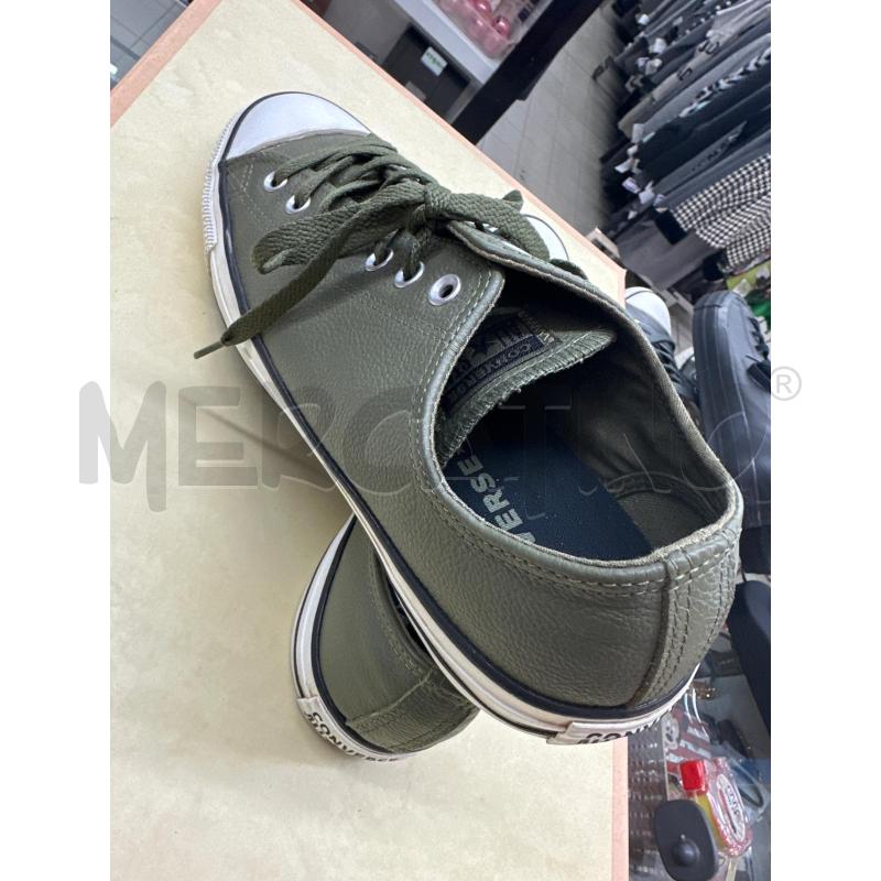 SCARPE UOMO CONVERSE PELLE VERDE MILITARE | Mercatino dell'Usato Roma tor tre teste 3