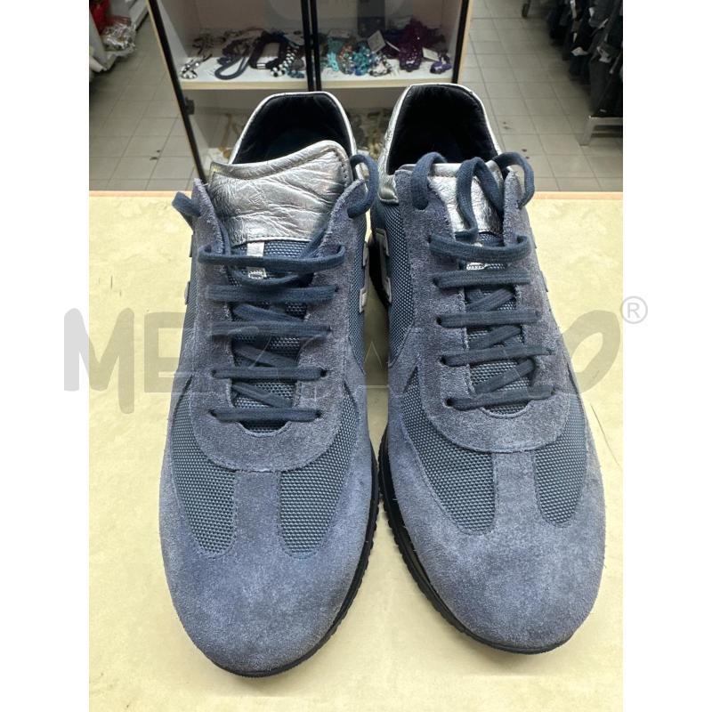 SCARPE UOMO HOGAN SCAMOSC AZZURRO RETRO ARGENTO | Mercatino dell'Usato Roma tor tre teste 2