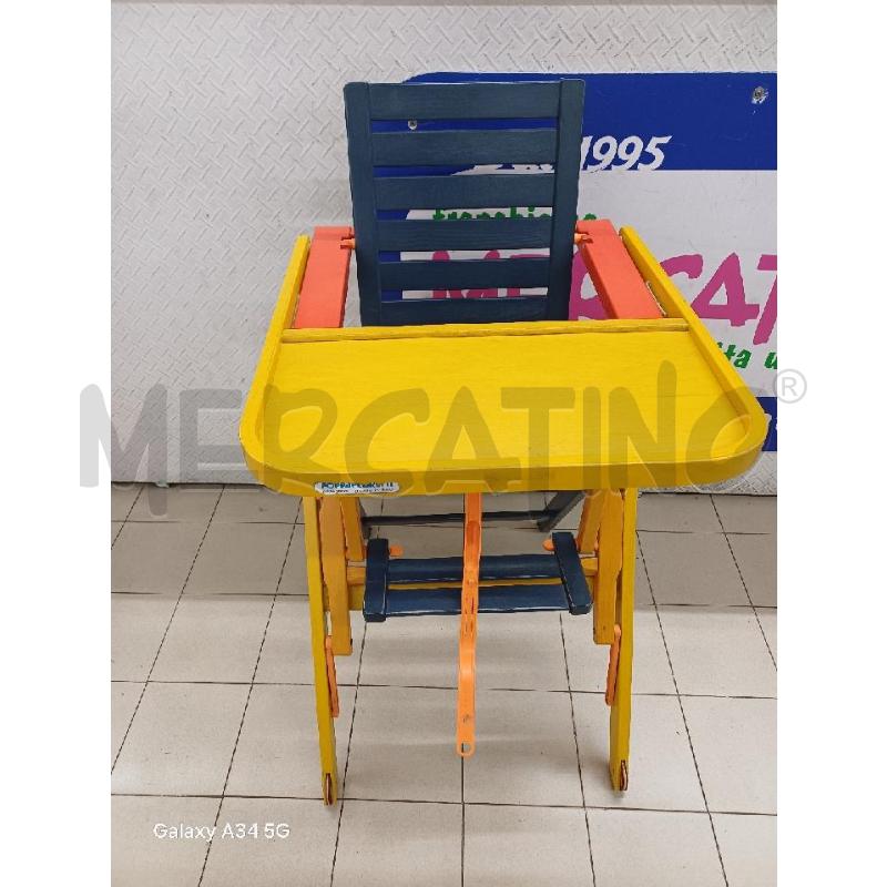 SEGGIOLONE FOPPA PEDRETTI COLOR | Mercatino dell'Usato Roma tor tre teste 2