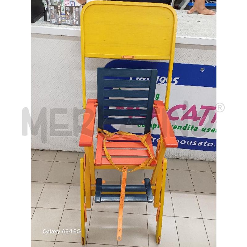 SEGGIOLONE FOPPA PEDRETTI COLOR | Mercatino dell'Usato Roma tor tre teste 3