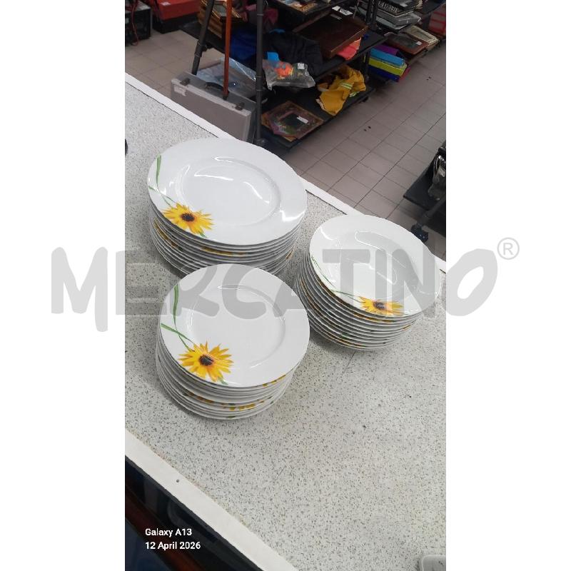 SERVIZI PZ. 32 PZ GIRASOLI | Mercatino dell'Usato Roma tor tre teste 1