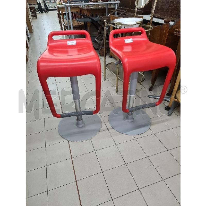 SGABELLO SALISCENDI ROSSO | Mercatino dell'Usato Roma tor tre teste 1