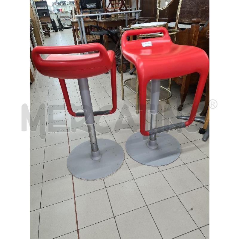 SGABELLO SALISCENDI ROSSO | Mercatino dell'Usato Roma tor tre teste 3