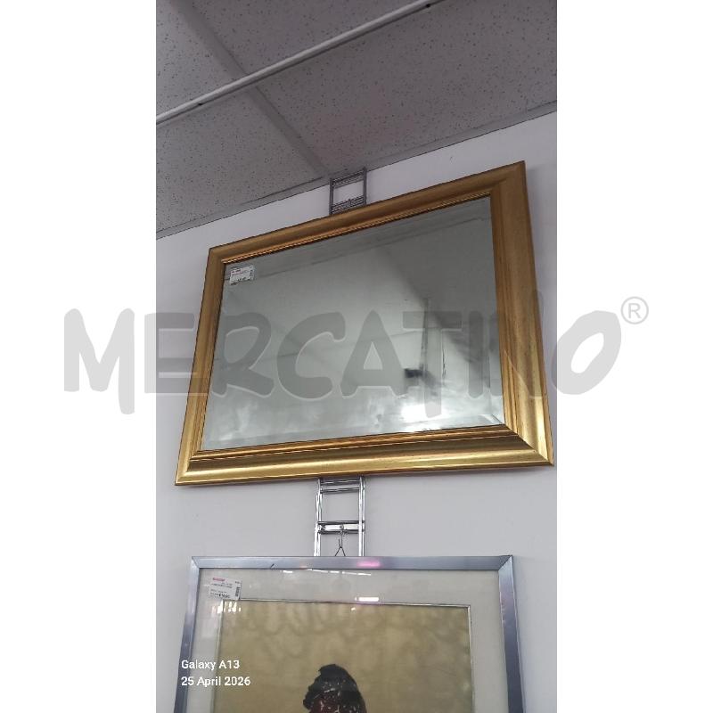 SPECCHIO CORNICE DORATA  | Mercatino dell'Usato Roma tor tre teste 1