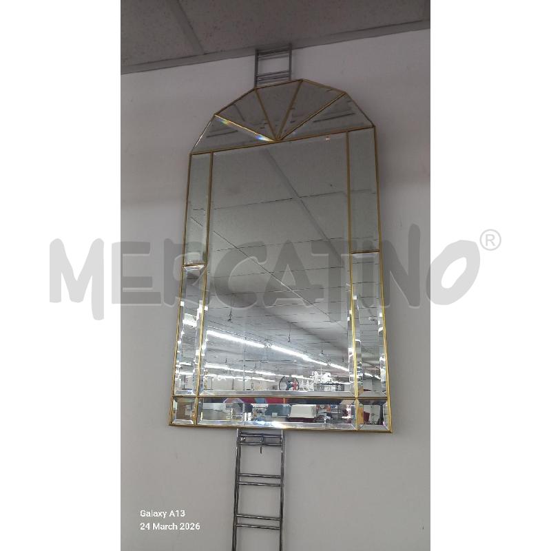SPECCHIO CORNICE OTTONE | Mercatino dell'Usato Roma tor tre teste 1