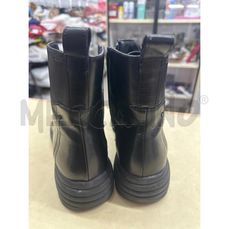 STIVALETTI DONNA GEOX PELLE NERO LACCI ZIP LAT | Mercatino dell'Usato Roma tor tre teste 3