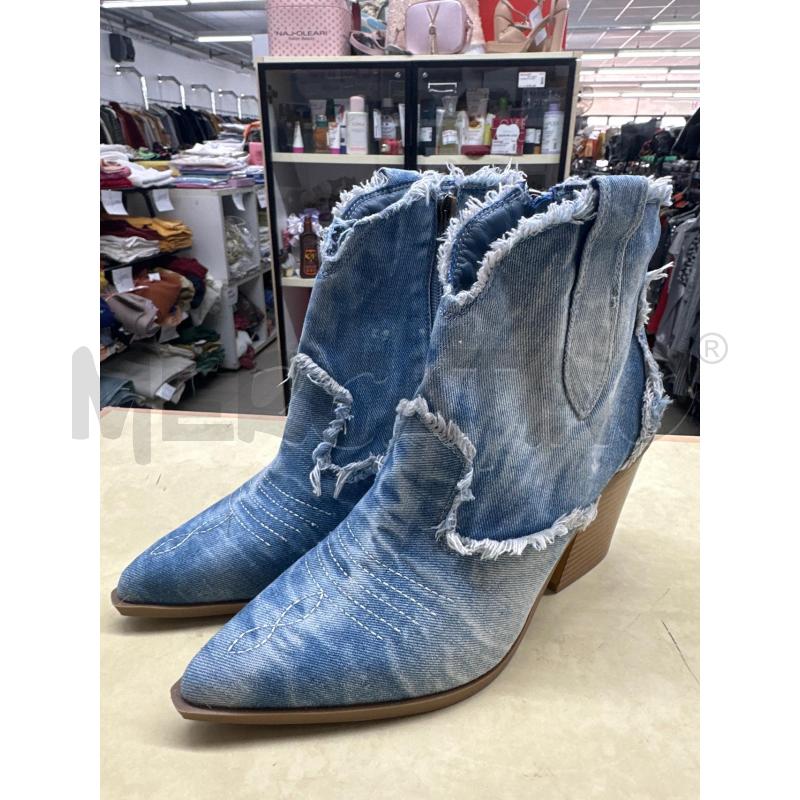 STIVALETTI DONNA  JEANS  STRACCIATI  | Mercatino dell'Usato Roma tor tre teste 1
