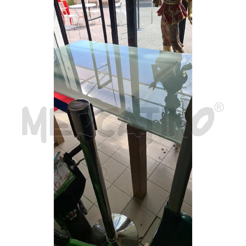 TAVOLO ALLUNGABILE VETRO LEGNO | Mercatino dell'Usato Roma tor tre teste 3