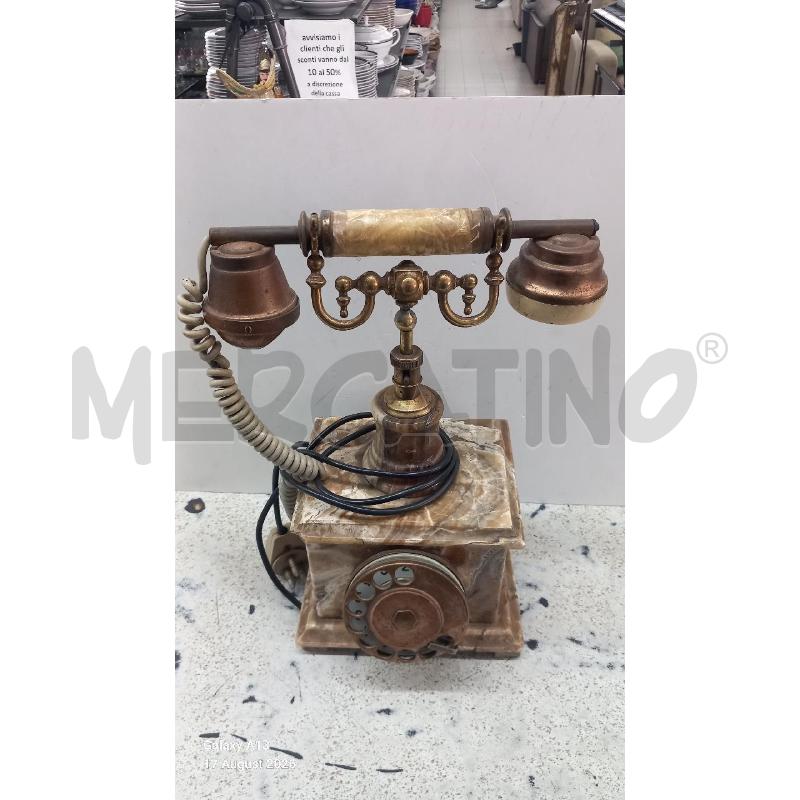 TELEFONO BASE ONICE MARONE | Mercatino dell'Usato Roma tor tre teste 1