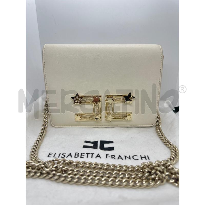 TRACOLLA DONNA ELISABETTA FRANCHI LOGO DORATO STELLA - DA RIV  | Mercatino dell'Usato Roma tor tre teste 1